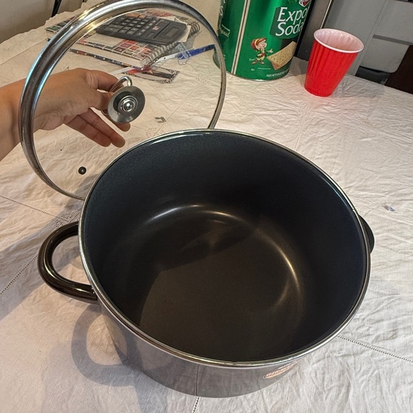 Kochstar by Merten & Storck German Glass Black Cooking Pot with Lid 5 Liters - Picture 4 of 14